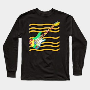 Guitarist - Guitar Artwork Long Sleeve T-Shirt